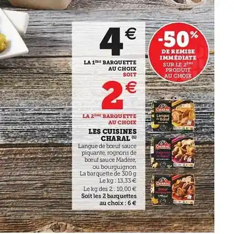 U Express Les Cuisines Charal offre