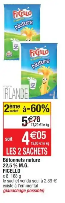 Cora x Carrefour Bâtonnets Nature offre