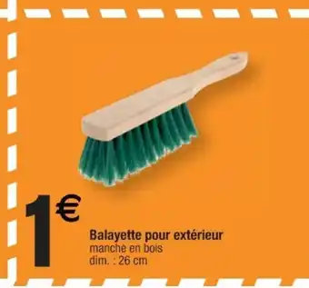 Cora x Carrefour Balayette Pour Extérieur offre