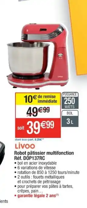 Cora x Carrefour Robot Pâtissier Multifonction offre