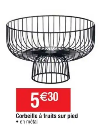 Cora x Carrefour Corbeille à Fruits Sur Pied offre