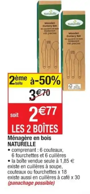 Cora x Carrefour Ménagère En Bois offre
