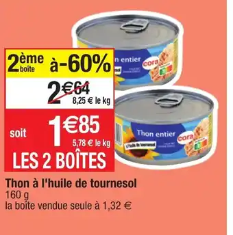 Migros Thon à l'huile de tournesol offre