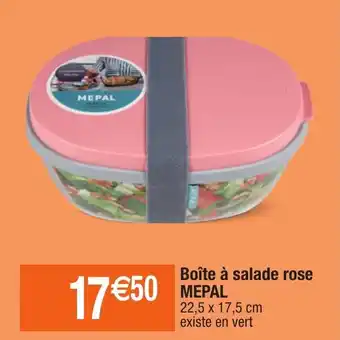 Migros Boîte à salade rose MEPAL offre