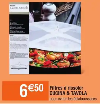 Filtres à rissoler CUCINA & TAVOLA