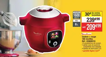 Cookeo + rouge 180 recettes