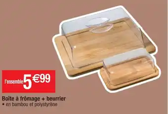 Migros Boîte à fromage + beurrier offre