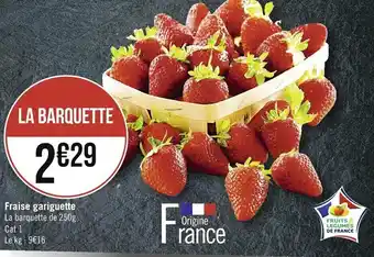 Casino Supermarchés Fraise gariguette offre