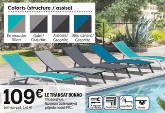 Centrakor Le transat bonao offre