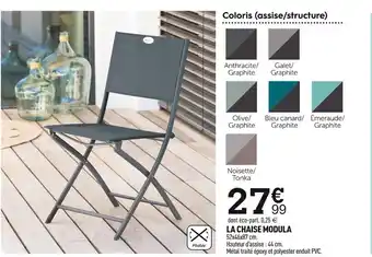 Centrakor La chaise modula offre