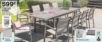 Centrakor La table azua extensible offre