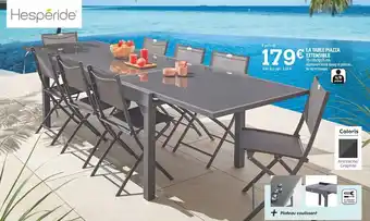 Centrakor La table piazza extensible offre