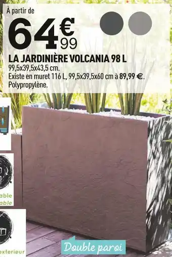 Centrakor La jardinière volcania offre
