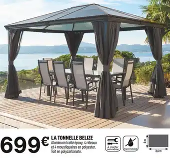 Centrakor La tonnelle belize offre