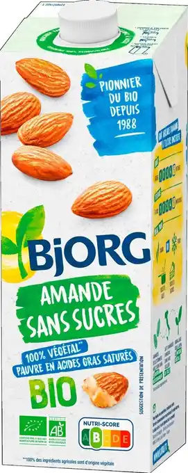 Match Bjorg boisson végétale offre