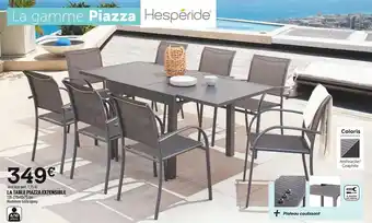 Centrakor La table piazza extensible offre
