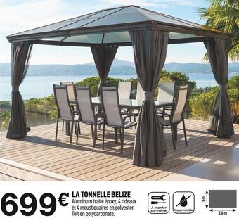 Centrakor La tonnelle belize offre