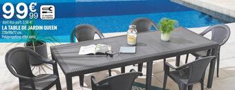 Centrakor La table de jardin queen offre