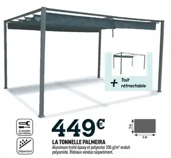 Centrakor La tonnelle palmeira offre