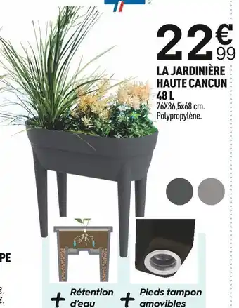 Centrakor La jardinière haute cancun 48 l offre