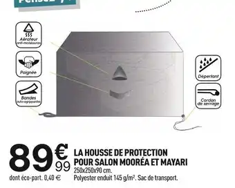 Centrakor La housse de protection pour salon mooréa et mayari offre