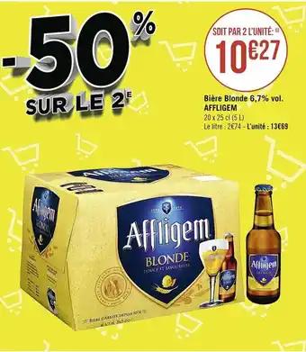 Casino Supermarchés Bière blonde offre