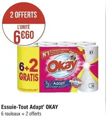 Casino Supermarchés Essuie-tout adapt' OKAY offre