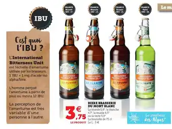 Biere brasserie du mont blanc