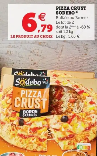 Hyper U Pizza crust sodebo offre