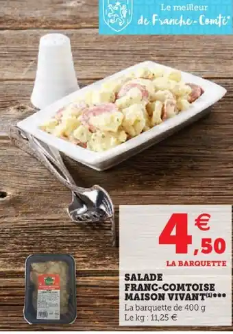 Hyper U Salade franc-comtoise maison vivant offre