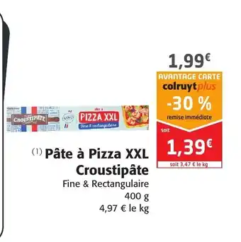 Colruyt Pâte à Pizza XXL offre