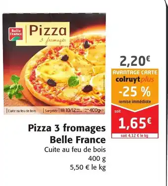Colruyt Pizza 3 Fromages offre