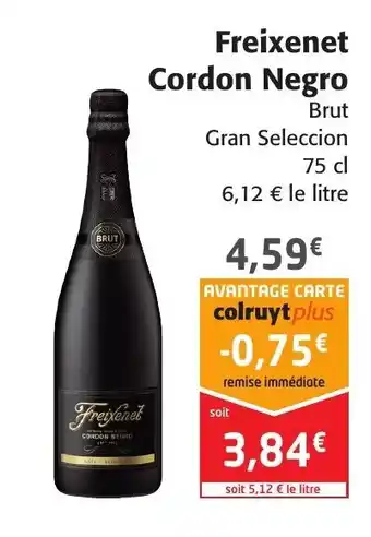 Colruyt Freixenet Cordon Negro offre