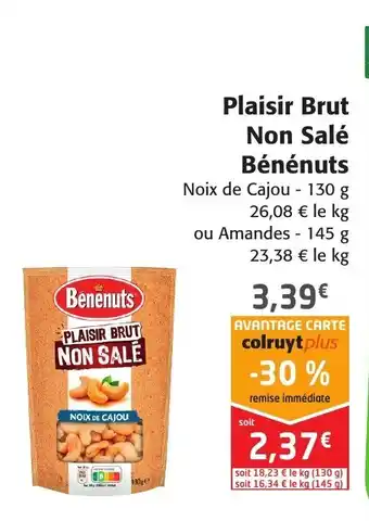 Plaisir Brut Non Salé