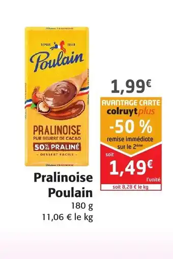 Colruyt Pralinoise Poulain offre