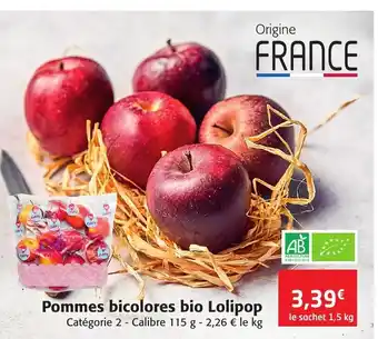 Colruyt Pommes Bicolores Bio Lolipop offre