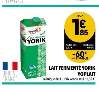 Supeco Lait Fermenté Yorik offre