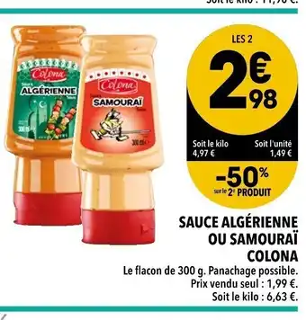 Supeco Sauce Algérienne offre