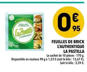 Feuilles de Brick