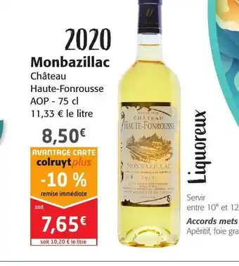 Colruyt Monbazillac offre