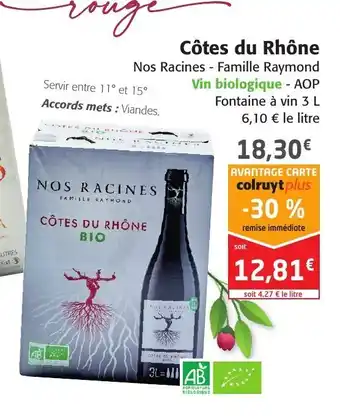 Colruyt Côtes du Rhône offre