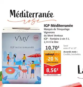 Colruyt IGP Méditérranée offre