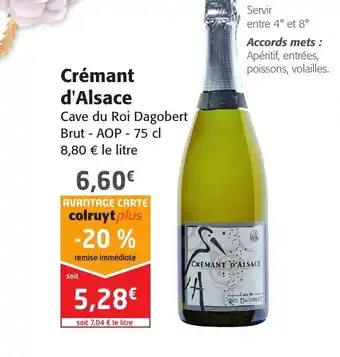 Colruyt Crémant d'Alsace offre