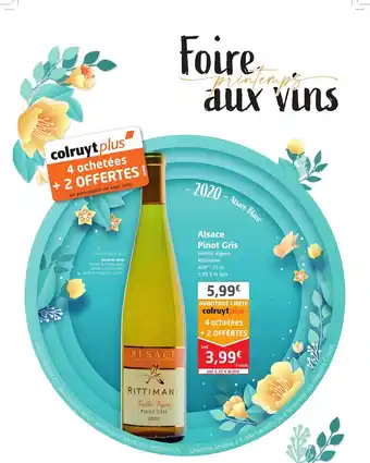 Colruyt Alsace Pinot Gris offre