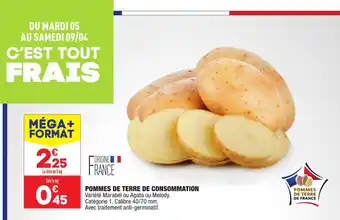 ALDI Pommes de Terre de Consommation offre