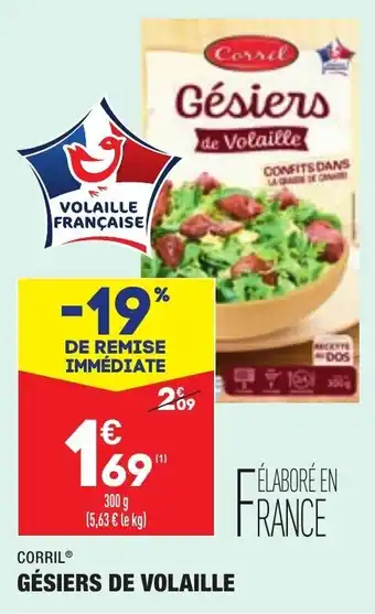 ALDI Gésiers de volaille offre