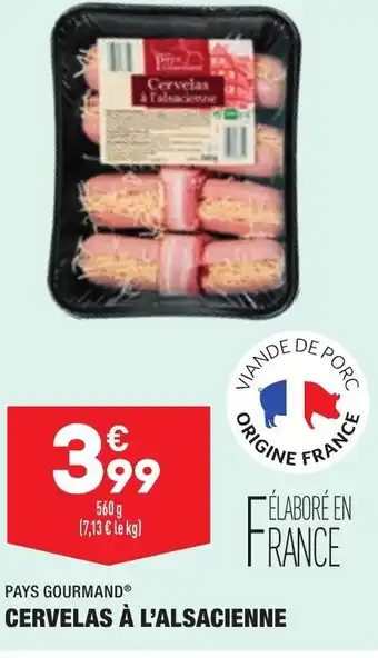 ALDI Cervelas À l'alsacienne offre