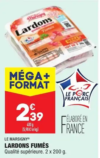 ALDI Lardons fumés offre