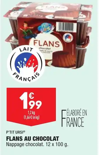 ALDI Flans au chocolat offre
