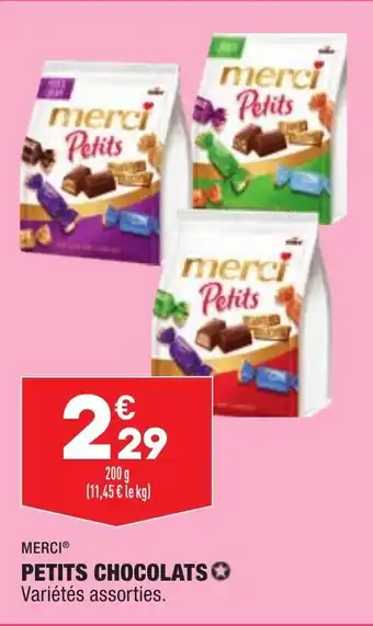 ALDI Petits chocolats offre